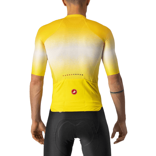 Castelli Aero Race 6.0 Mens Cycling Jersey (Maize/Saffron) - BUMSONTHESADDLE