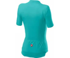 Castelli Anima 3 Mens Cycling Jersey (Light Torquoise Brilliant Pink)
