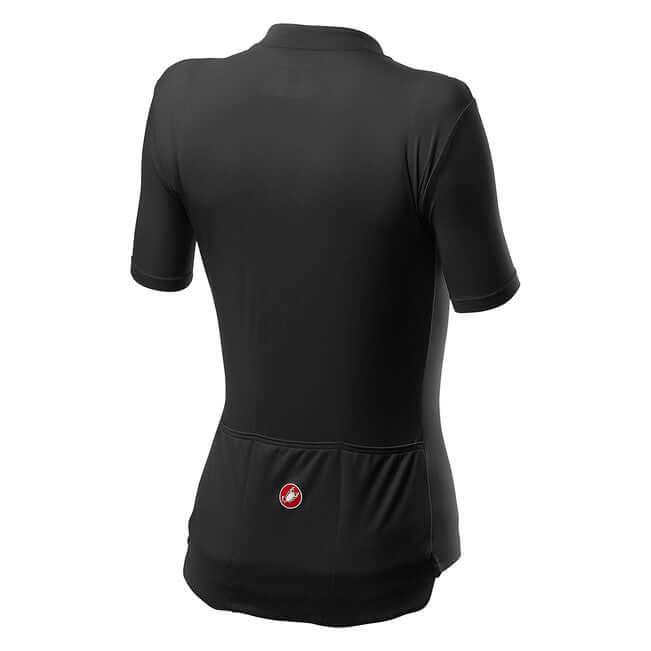 Castelli Anima 3 Womens Cycling Jersey (Light Black/Red) - BUMSONTHESADDLE