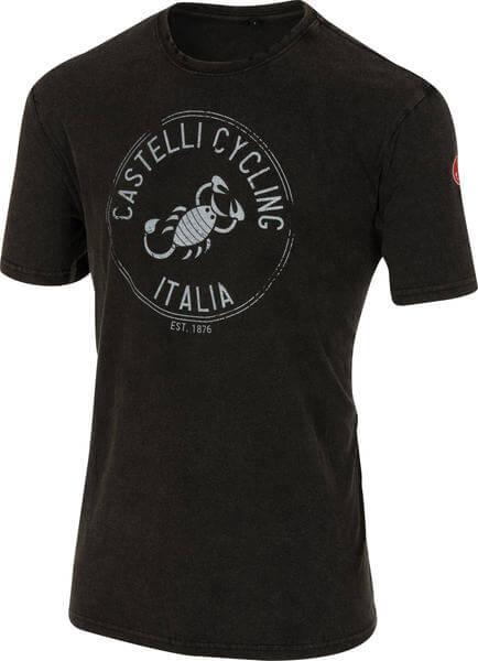 Castelli Armando T-shirt (Vintage Black) - BUMSONTHESADDLE