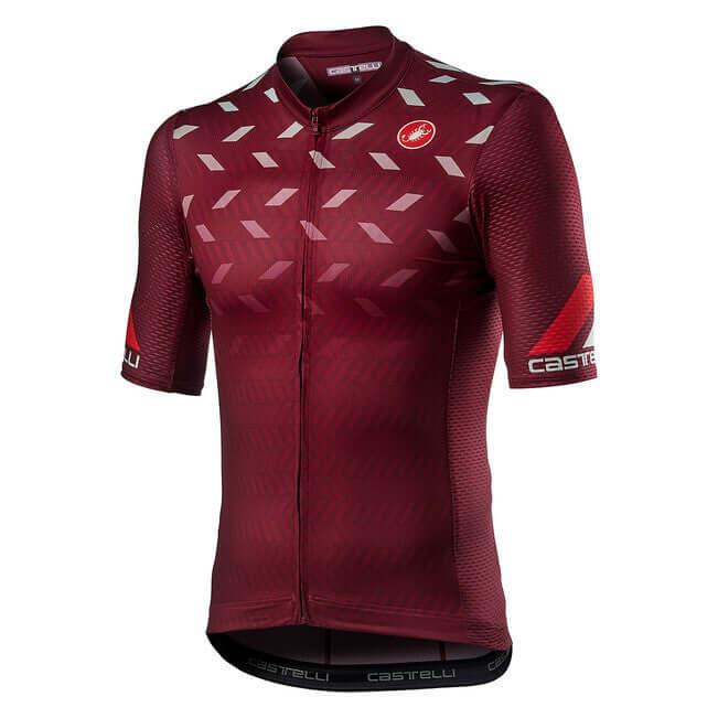 Castelli Avanti Mens Cycling Jersey (Bordeaux) - BUMSONTHESADDLE