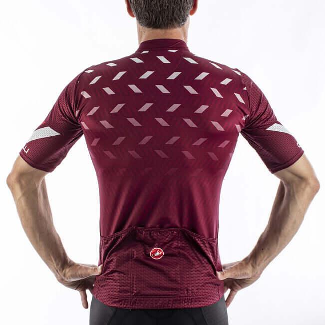 Castelli Avanti Mens Cycling Jersey (Bordeaux) - BUMSONTHESADDLE