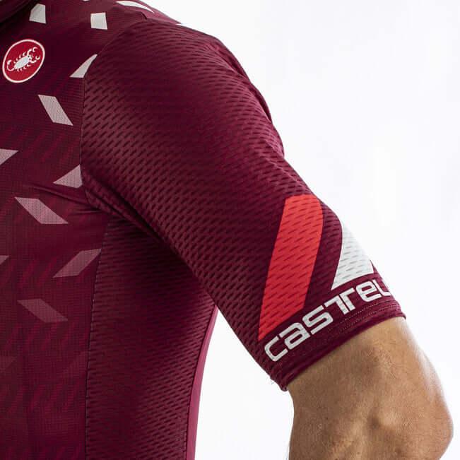 Castelli Avanti Mens Cycling Jersey (Bordeaux) - BUMSONTHESADDLE