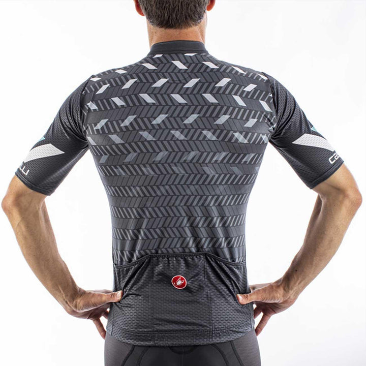 Castelli Avanti Mens Cycling Jersey (Dark Gray) - BUMSONTHESADDLE