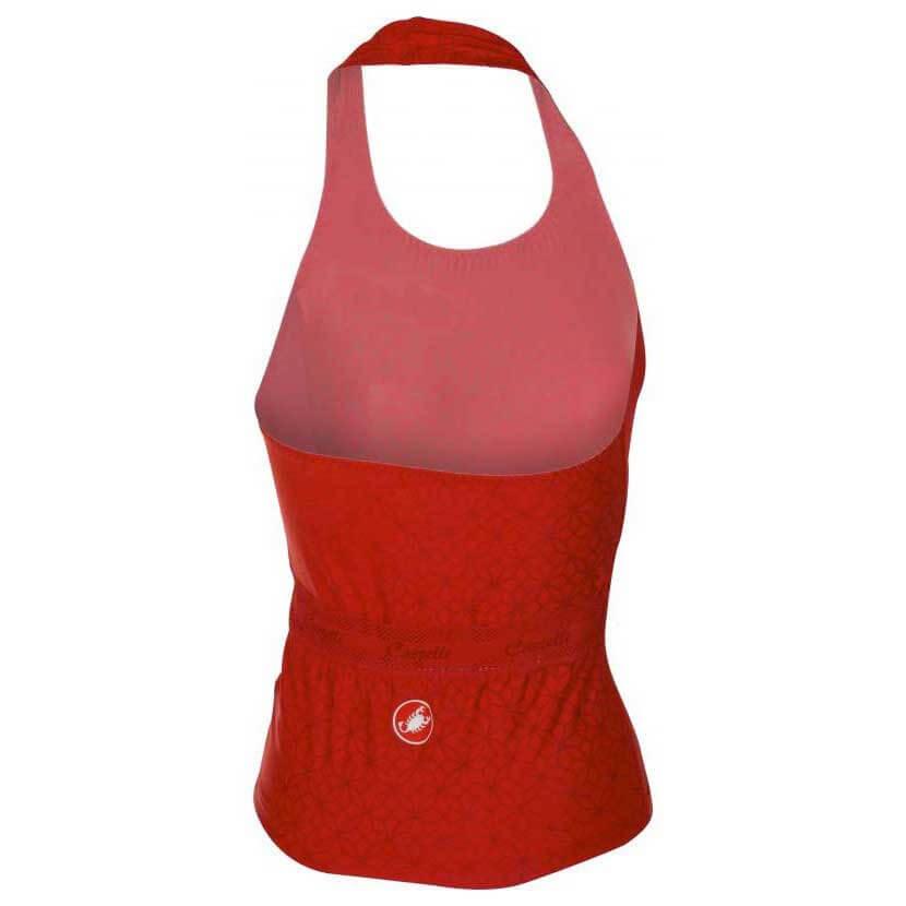 Castelli Bellissima Halter Top (Red) - BUMSONTHESADDLE