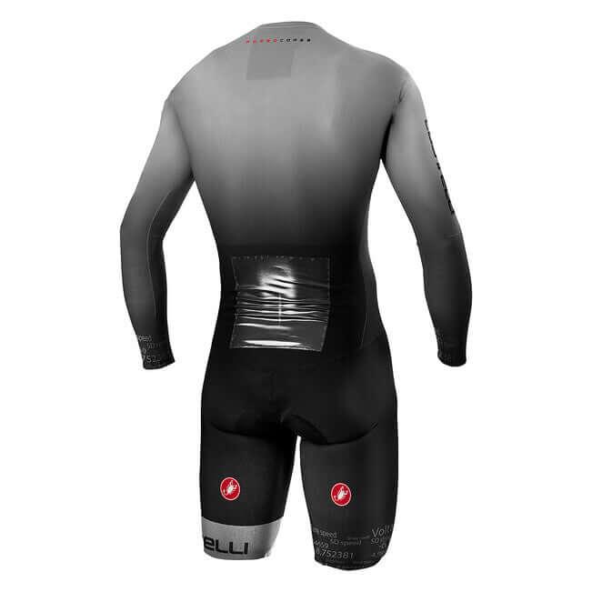 Castelli Body Paint 4X Speed Suit (Silver Gray/Black) - BUMSONTHESADDLE