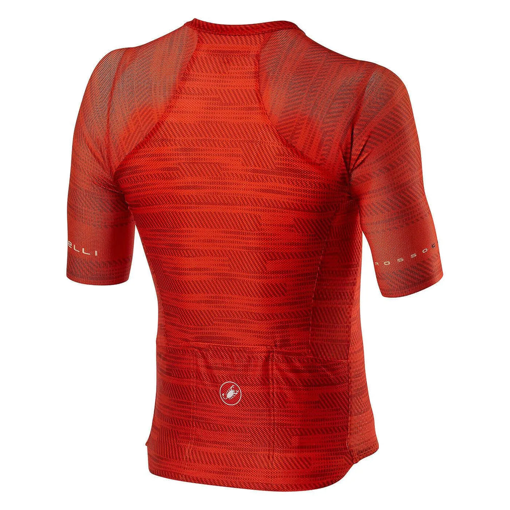 Castelli Climber's 3.0 Mens Cycling Jersey (Fiery Red) - BUMSONTHESADDLE