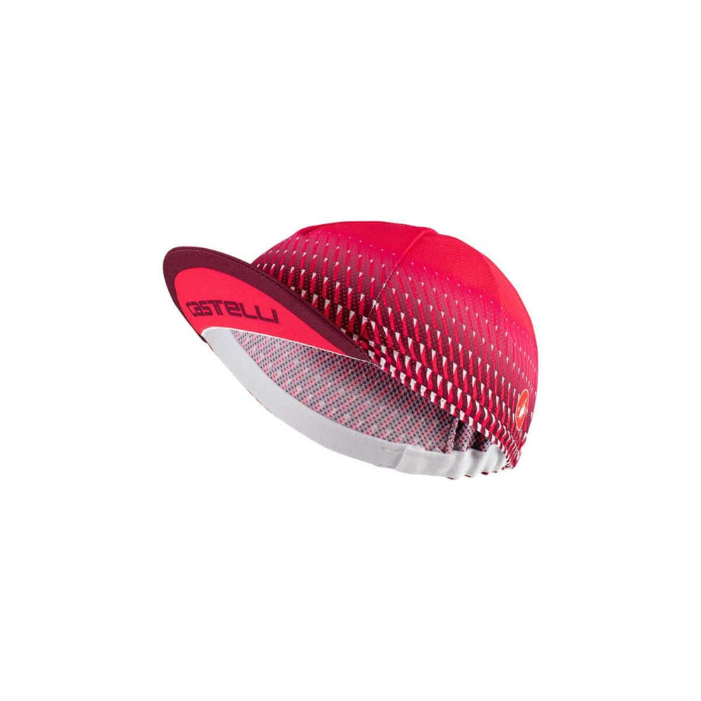 Castelli Climber's Cap (Raspberry/White-Bordeaux) - BUMSONTHESADDLE