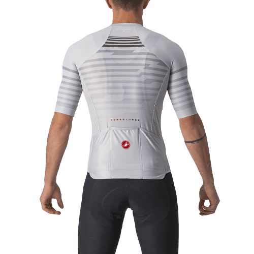 Castelli Climbers 3.0 Mens Cycling Jersey (Silver Gray/Dark Gray) - BUMSONTHESADDLE