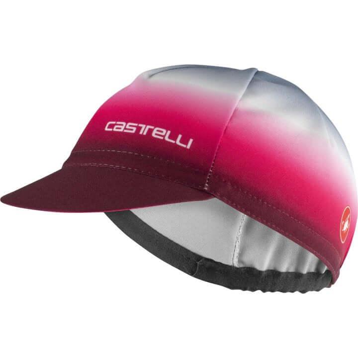 Castelli Dolce Cap (Light Steel Blue/Bordeaux) - BUMSONTHESADDLE