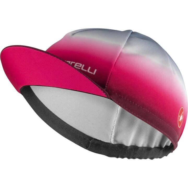 Castelli Dolce Cap (Light Steel Blue/Bordeaux) - BUMSONTHESADDLE