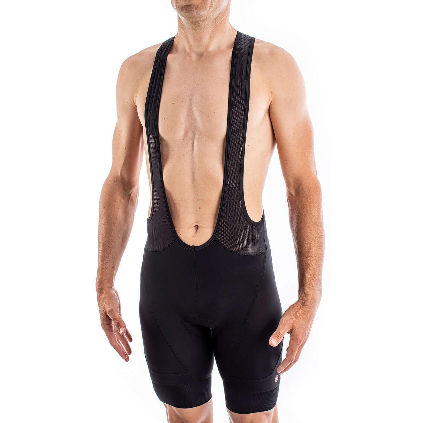 Castelli Endurance 3 Mens Cycling Bibshorts (Black) - BUMSONTHESADDLE