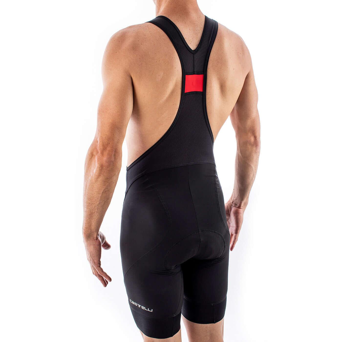 Castelli Endurance 3 Mens Cycling Bibshorts (Black) - BUMSONTHESADDLE