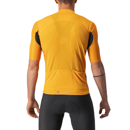 Castelli Endurance Elite Mens Cycling Jersey (Pop Orange) - BUMSONTHESADDLE