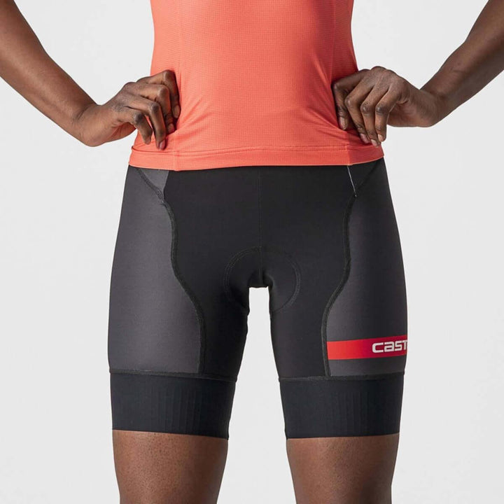 Castelli Free 2 Womens Triathlon Shorts (Black) - BUMSONTHESADDLE