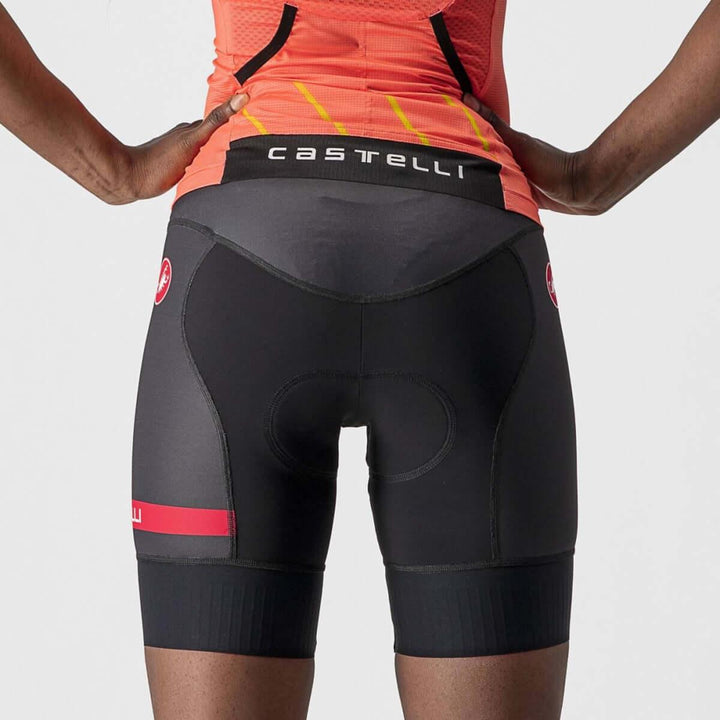 Castelli Free 2 Womens Triathlon Shorts (Black) - BUMSONTHESADDLE