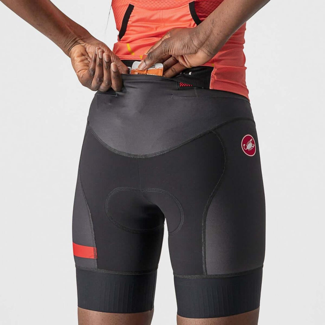 Castelli Free 2 Womens Triathlon Shorts (Black) - BUMSONTHESADDLE