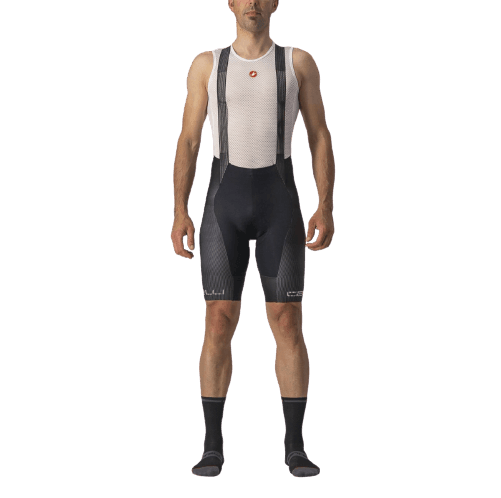 Castelli Free Aero RC Pro Mens Cycling Bibshorts (Black/White) - BUMSONTHESADDLE