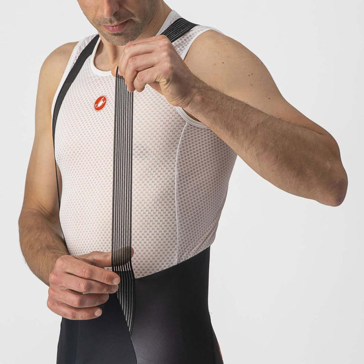 Castelli Free Aero RC Pro Mens Cycling Bibshorts (Black/White) - BUMSONTHESADDLE