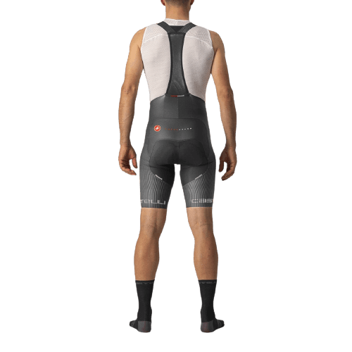 Castelli Free Aero RC Pro Mens Cycling Bibshorts (Dark Gray/White) - BUMSONTHESADDLE