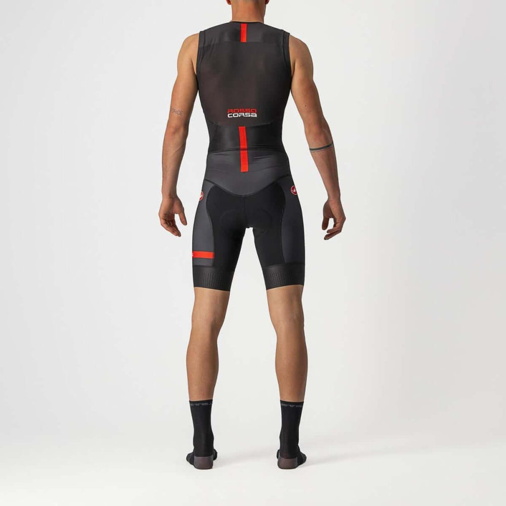 Castelli Free Sanremo 2 Mens Cycling Triathlon Suit (Black) - BUMSONTHESADDLE