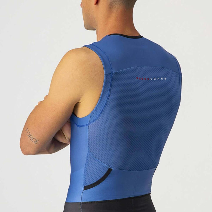 Castelli Free Sanremo 2 Mens Cycling Triathlon Suit (Cobalt Blue/Electric Lime) - BUMSONTHESADDLE