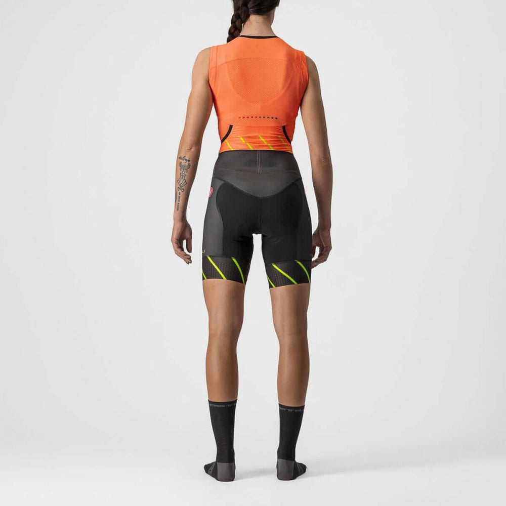 Castelli Free Sanremo Womens Cycling Triathlon Suit (Coral Flash) - BUMSONTHESADDLE