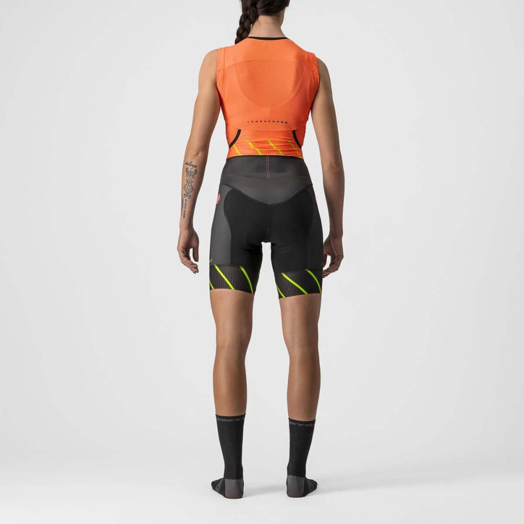 Castelli Free Sanremo Womens Cycling Triathlon Suit (Coral Flash) - BUMSONTHESADDLE