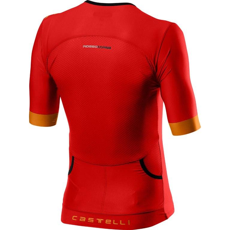 Castelli Free Speed Race Top 2 (Red/Fiery Red) - BUMSONTHESADDLE