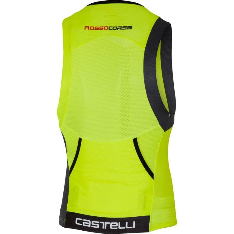 Castelli Free Tri Top (Yellow Fluo) - BUMSONTHESADDLE