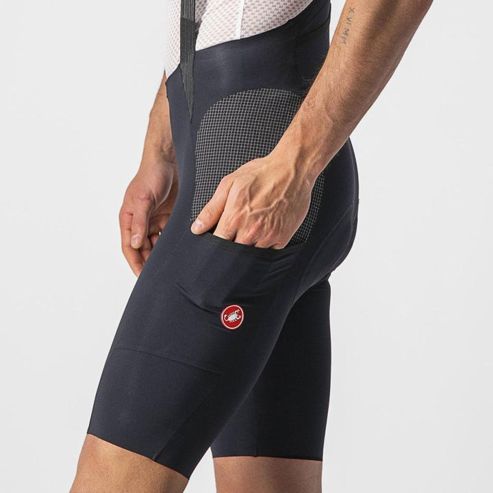 Castelli Free Unlimited Mens Cycling Bibshorts (Black) - BUMSONTHESADDLE