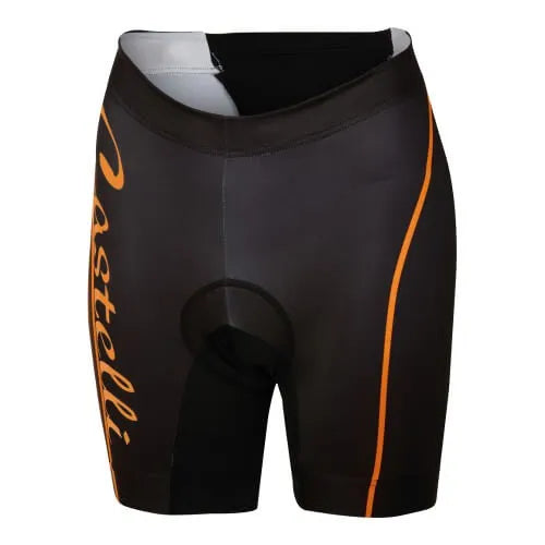Castelli Women's Free W Tri Short (Coral/Light Orange)