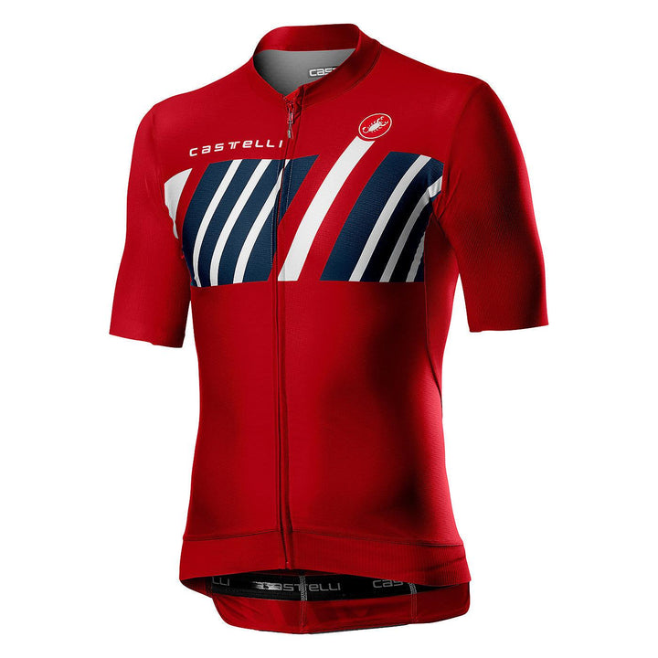 Castelli HORS Categorie Mens Cycling Jersey (Red) - BUMSONTHESADDLE