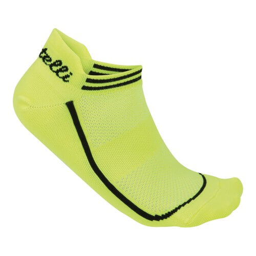 Castelli Women's Invisible Sock (Yellow Fluo)