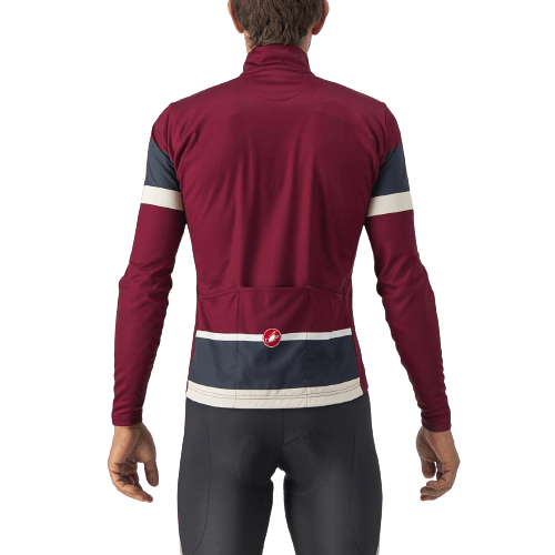 Castelli Passista Mens Cycling Jersey (Bordeaux/Savile Blue-Chalk) - BUMSONTHESADDLE