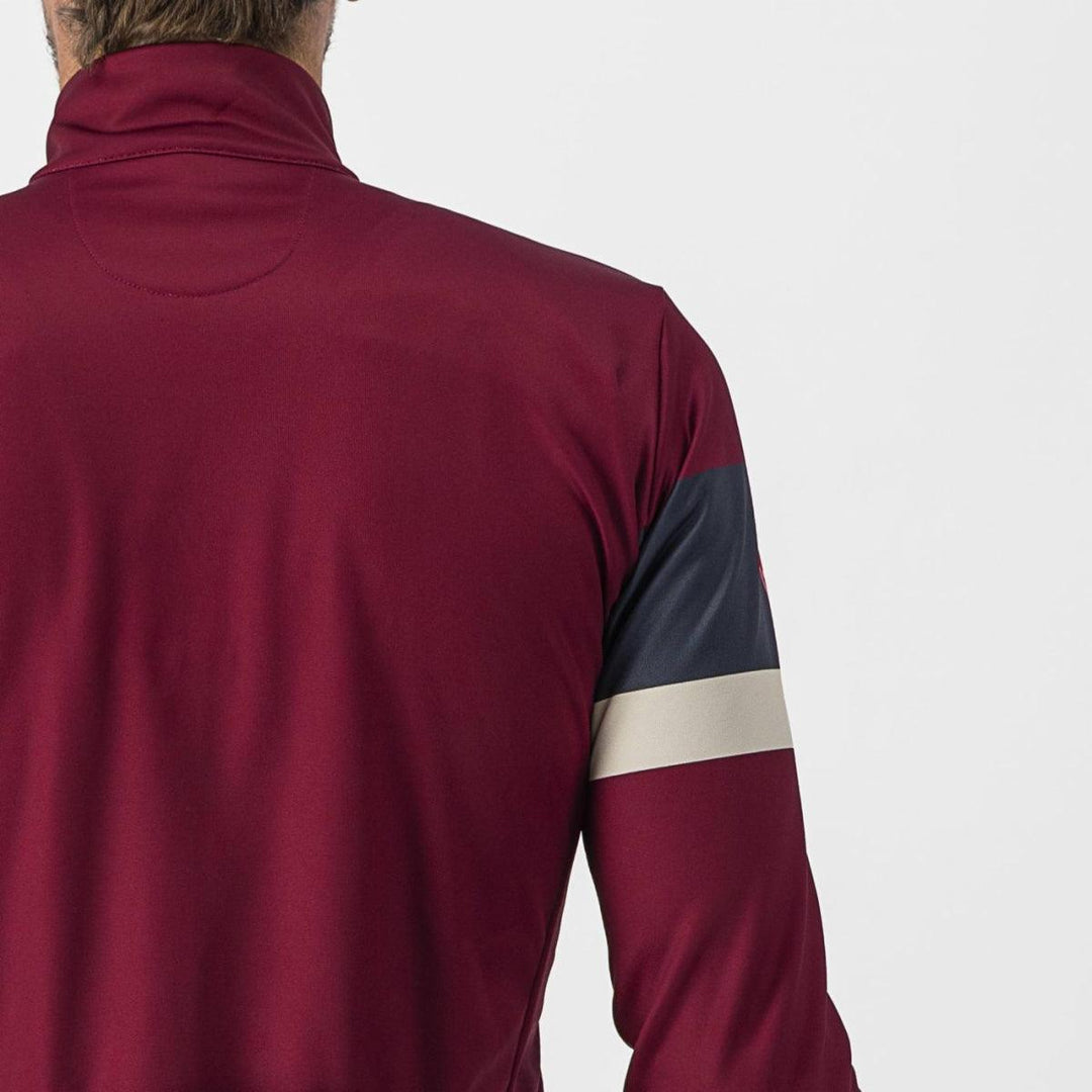 Castelli Passista Mens Cycling Jersey (Bordeaux/Savile Blue-Chalk) - BUMSONTHESADDLE