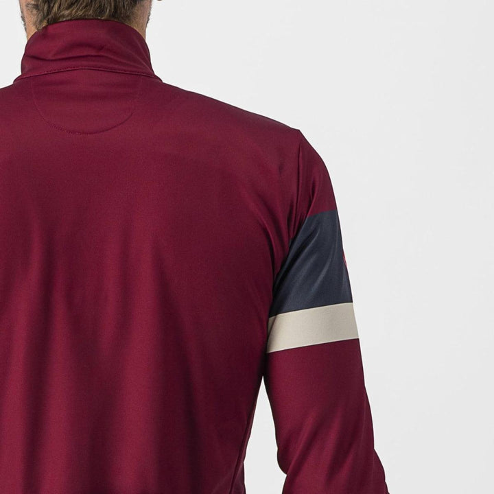 Castelli Passista Mens Cycling Jersey (Bordeaux/Savile Blue-Chalk) - BUMSONTHESADDLE