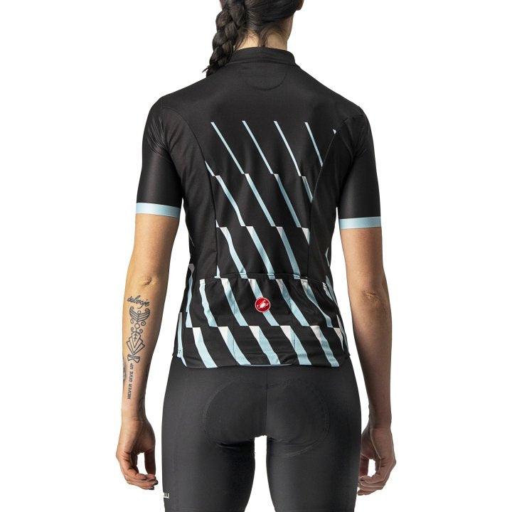 Castelli Pendio Womens Cycling Jersey (Light Black/Sky Light White) - BUMSONTHESADDLE