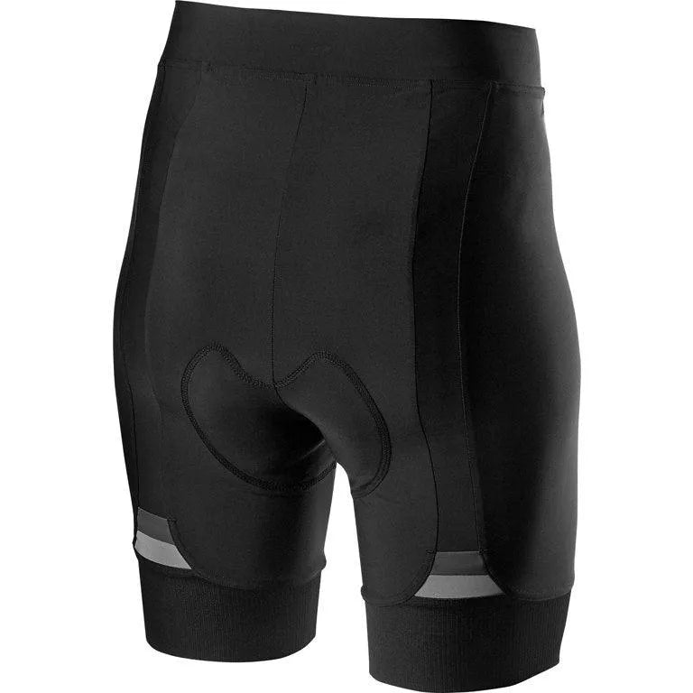 Castelli Prima Womens Cycling Shorts (Black/Dark Gray) - BUMSONTHESADDLE