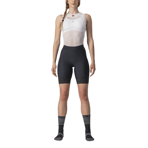 Castelli Prima Womens Cycling Shorts (Black/Skylight) - BUMSONTHESADDLE