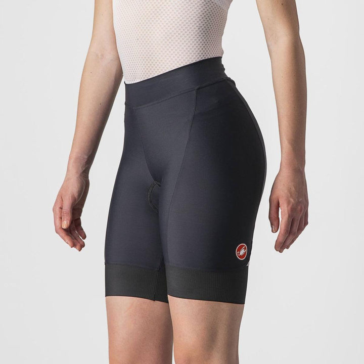 Castelli Prima Womens Cycling Shorts (Black/Skylight) - BUMSONTHESADDLE