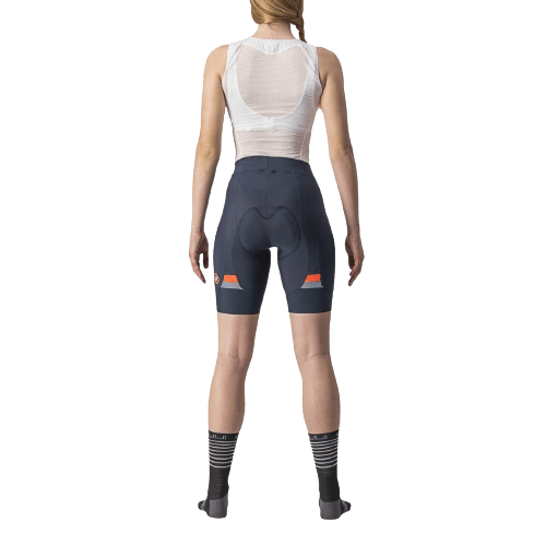 Castelli Prima Womens Cycling Shorts (Savile Blue/Brilliant Pink) - BUMSONTHESADDLE