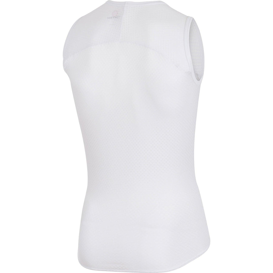 Castelli Pro Issue Sleeveless Baselayer (White) - BUMSONTHESADDLE