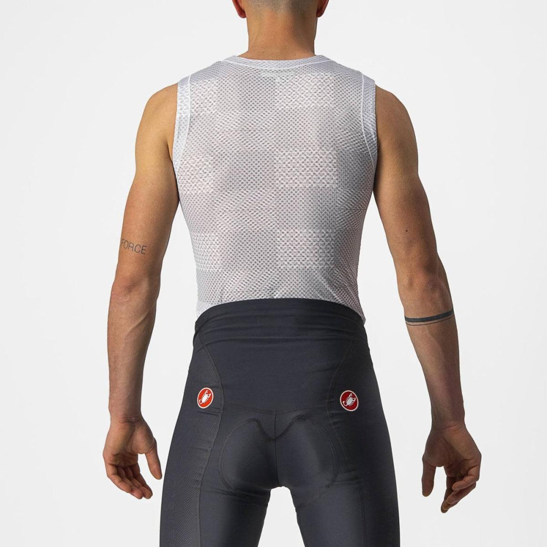 Castelli Pro Mesh Mens Cycling Baselayer (Silver Gray) - BUMSONTHESADDLE