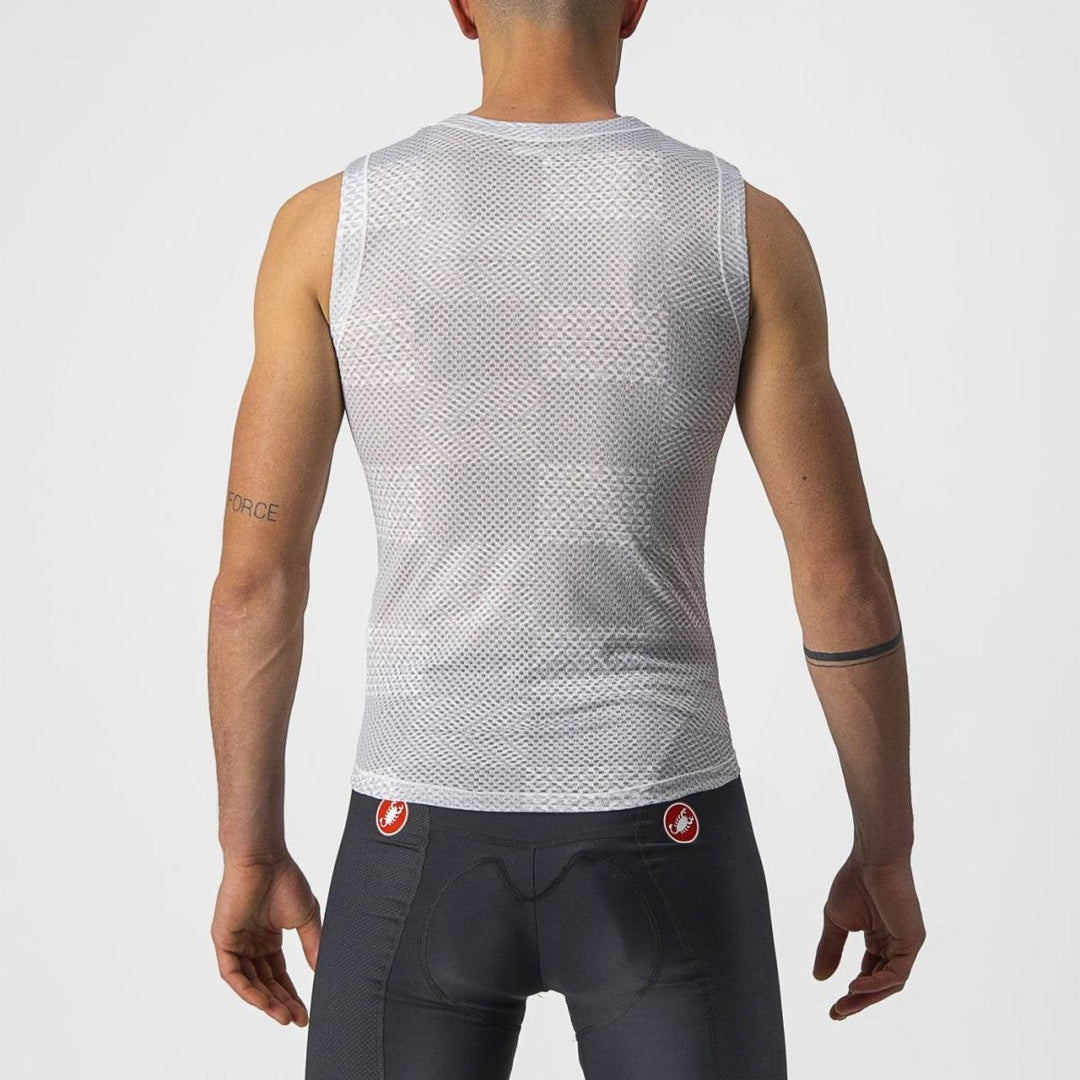 Castelli Pro Mesh Mens Cycling Baselayer (Silver Gray) - BUMSONTHESADDLE