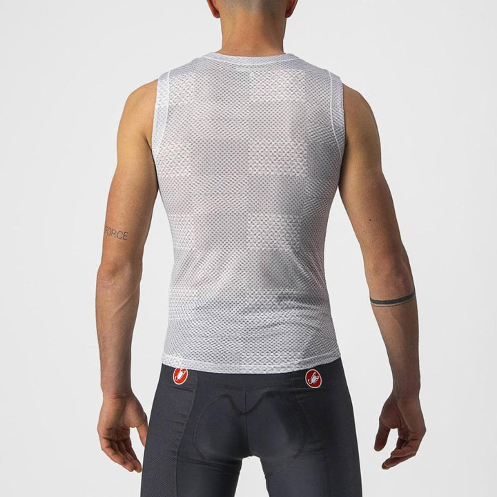 Castelli Pro Mesh Mens Cycling Baselayer (Silver Gray) - BUMSONTHESADDLE