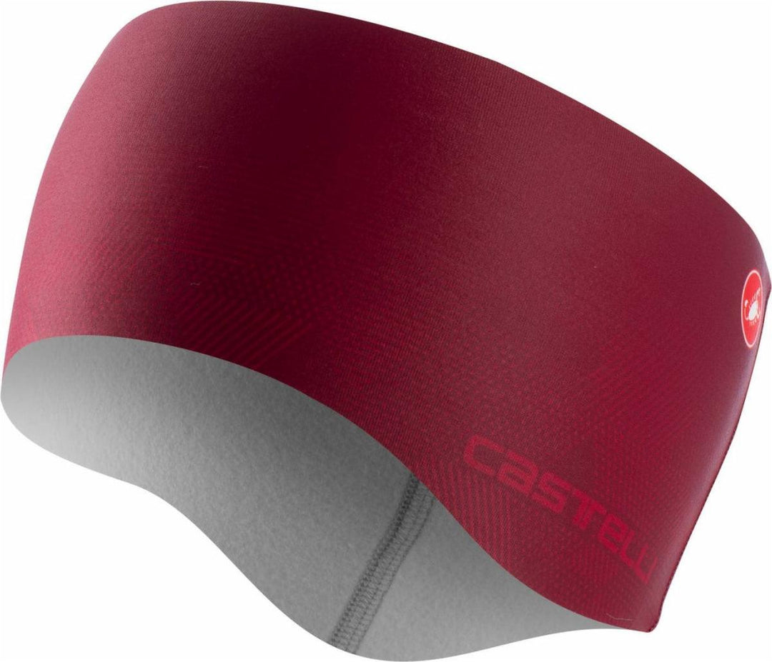 Castelli Pro Thermal Womens Cycling Headband (Bordeaux) - BUMSONTHESADDLE