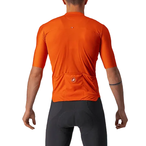 Castelli Prologo 7 Mens Cycling Jersey (Fiery Red/Light Black/Ivory) - BUMSONTHESADDLE