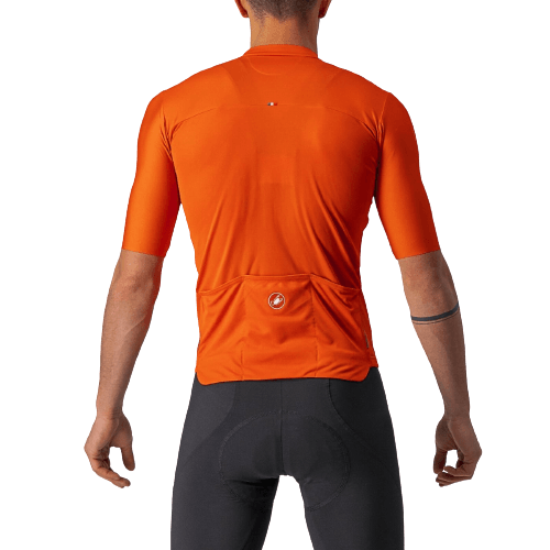 Castelli Prologo 7 Mens Cycling Jersey (Fiery Red/Light Black/Ivory) - BUMSONTHESADDLE