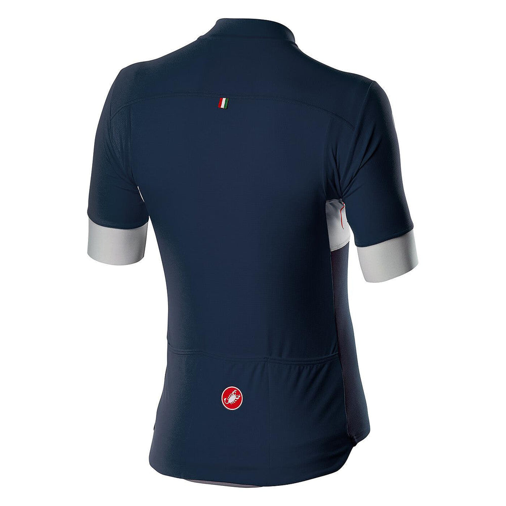 Castelli Prologo VI Mens Cycling Jersey (Savile Blue/Silver Gray) - BUMSONTHESADDLE